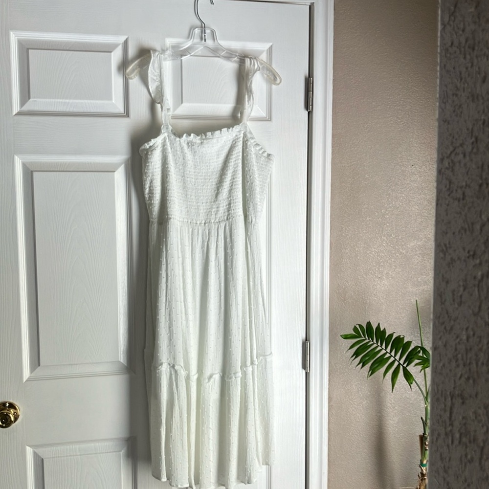 White, Maurices Xl smocked top sundress